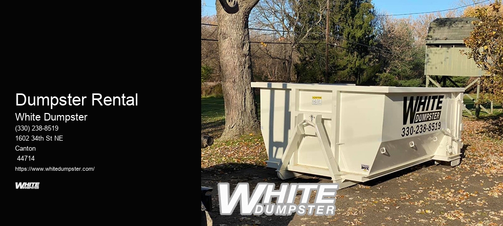 Waste Management Dumpster Drop Off